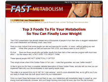 Tablet Screenshot of fastmetabolism.com